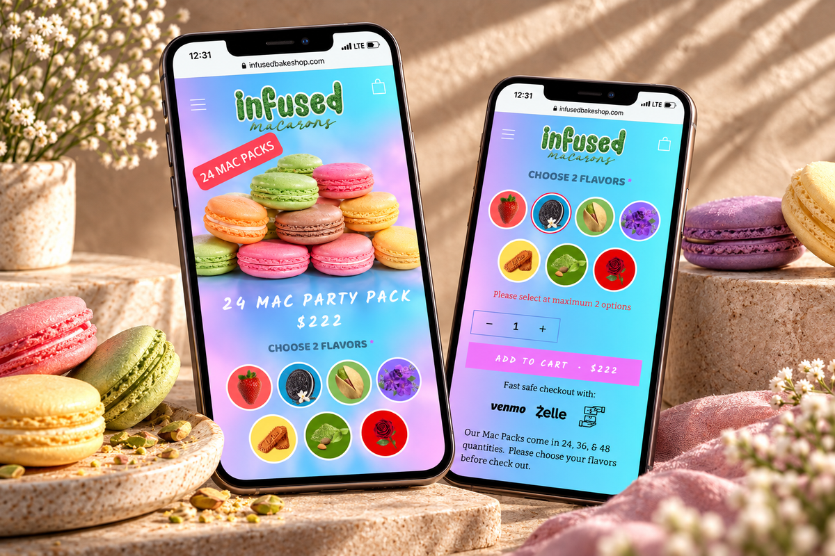 INFUSED MACARONS