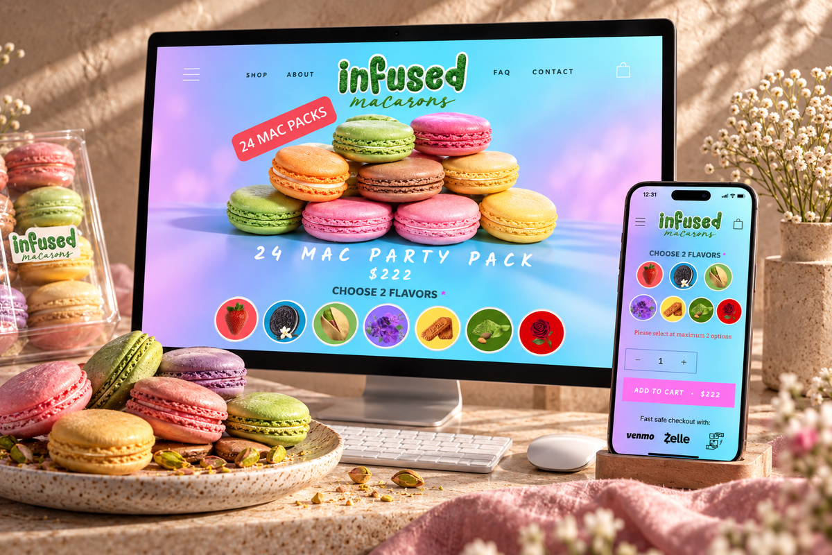 INFUSED MACARONS