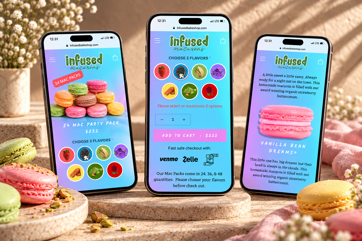 INFUSED MACARONS